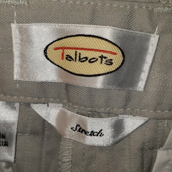 Talbots Women's Size 12 Gray Stretch Pants - Picture 4 of 7